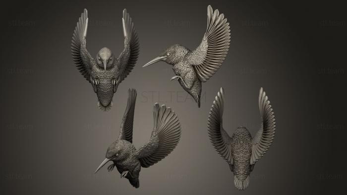 Статуэтки птицы Kingfisher